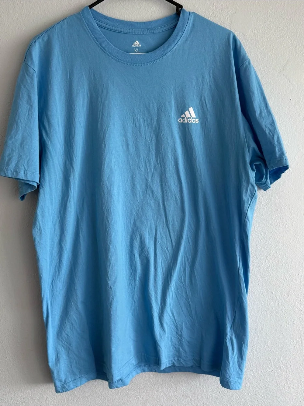 Adidas Golf Men’s Light Blue Logo Crew Neck T-Shirt - Size XL